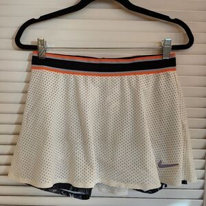 Nike French Open 2019 Perforated/Mesh Floral Lined Tennis Skirt M